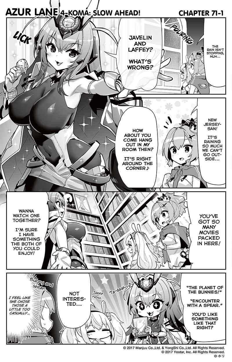 Page 1 Chapter 71 Azur Lane: Bisoku Zensin!