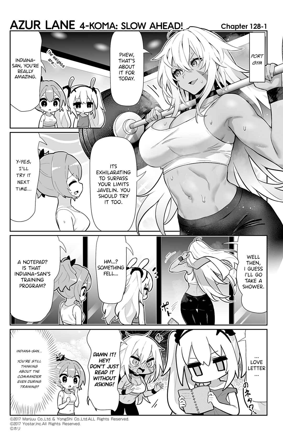 Page 1 Chapter 128 Azur Lane: Bisoku Zensin!