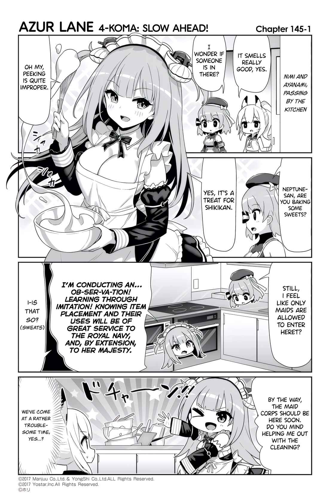 Page 1 Chapter 145 Azur Lane: Bisoku Zensin!