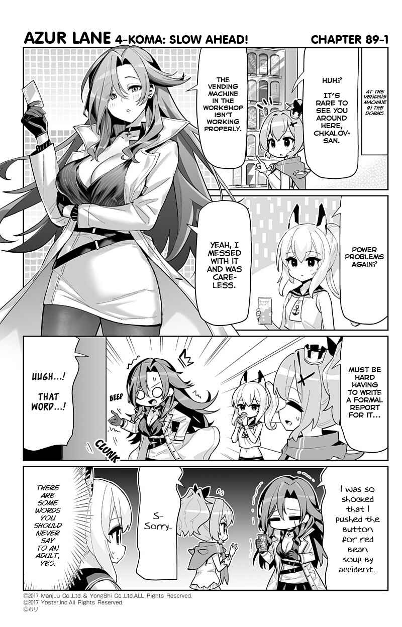 Page 1 Chapter 89 Azur Lane: Bisoku Zensin!