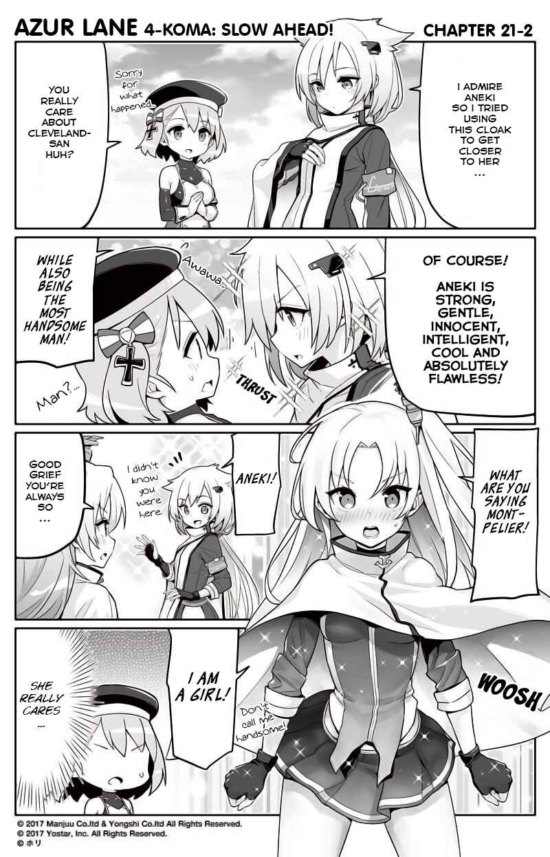Page 2 Chapter 21 Azur Lane: Bisoku Zensin!