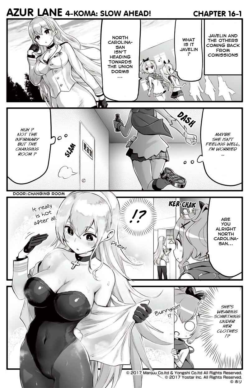 Page 1 Chapter 16 Azur Lane: Bisoku Zensin!