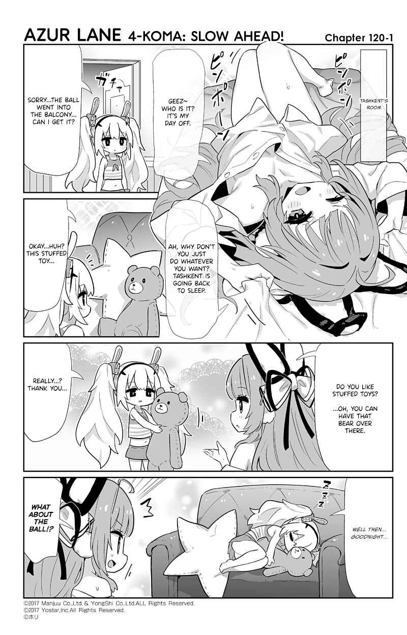 Page 1 Chapter 120 Azur Lane: Bisoku Zensin!