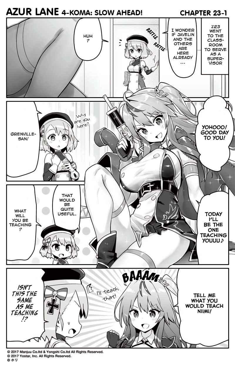 Page 1 Chapter 23 Azur Lane: Bisoku Zensin!