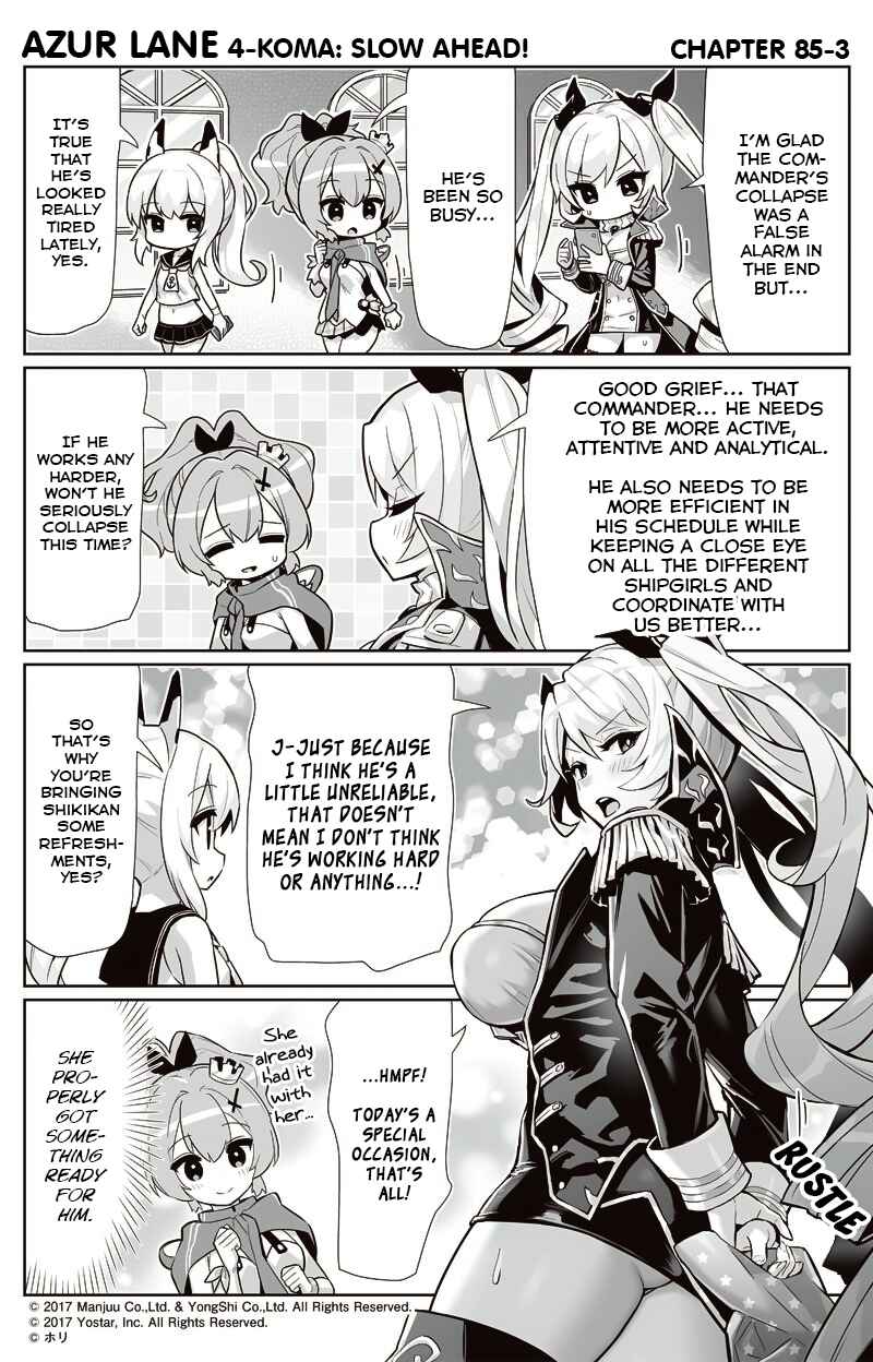 Page 3 Chapter 85 Azur Lane: Bisoku Zensin!