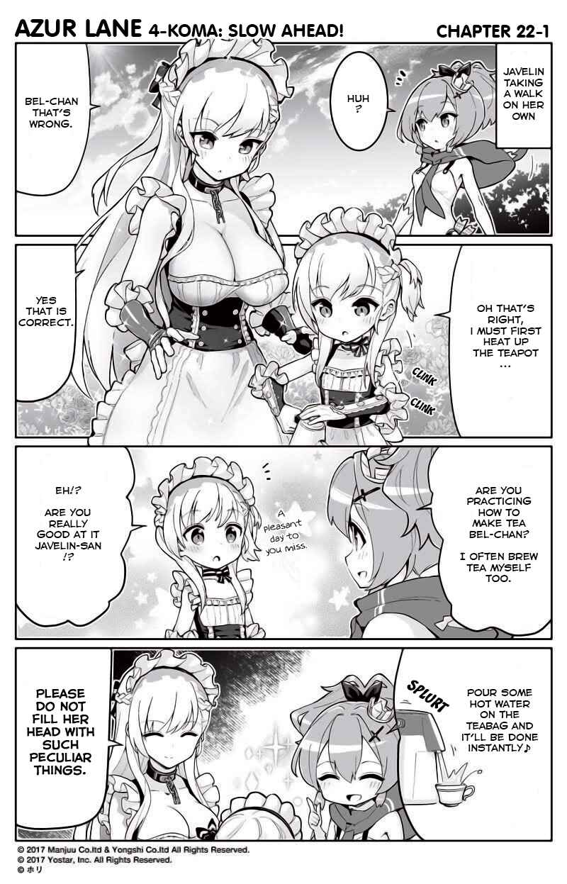 Page 1 Chapter 22 Azur Lane: Bisoku Zensin!
