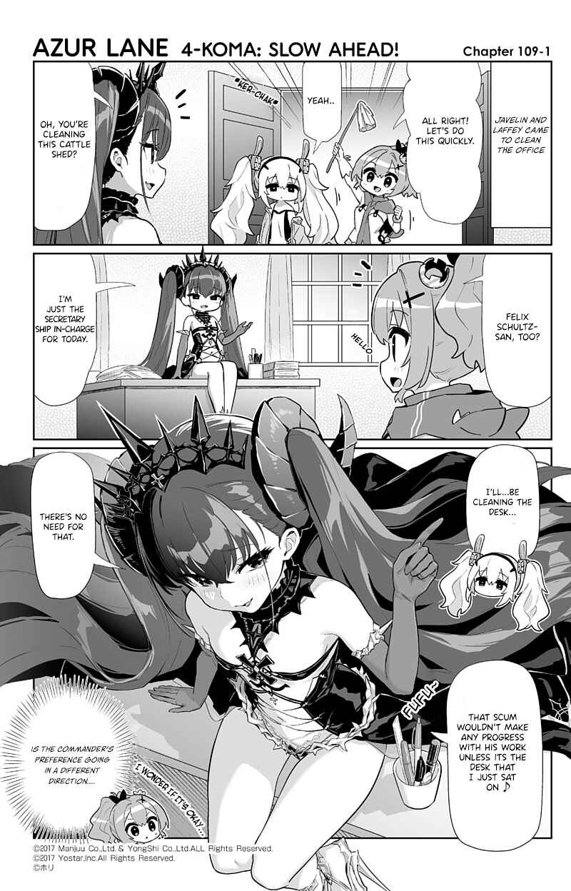 Page 1 Chapter 109 Azur Lane: Bisoku Zensin!
