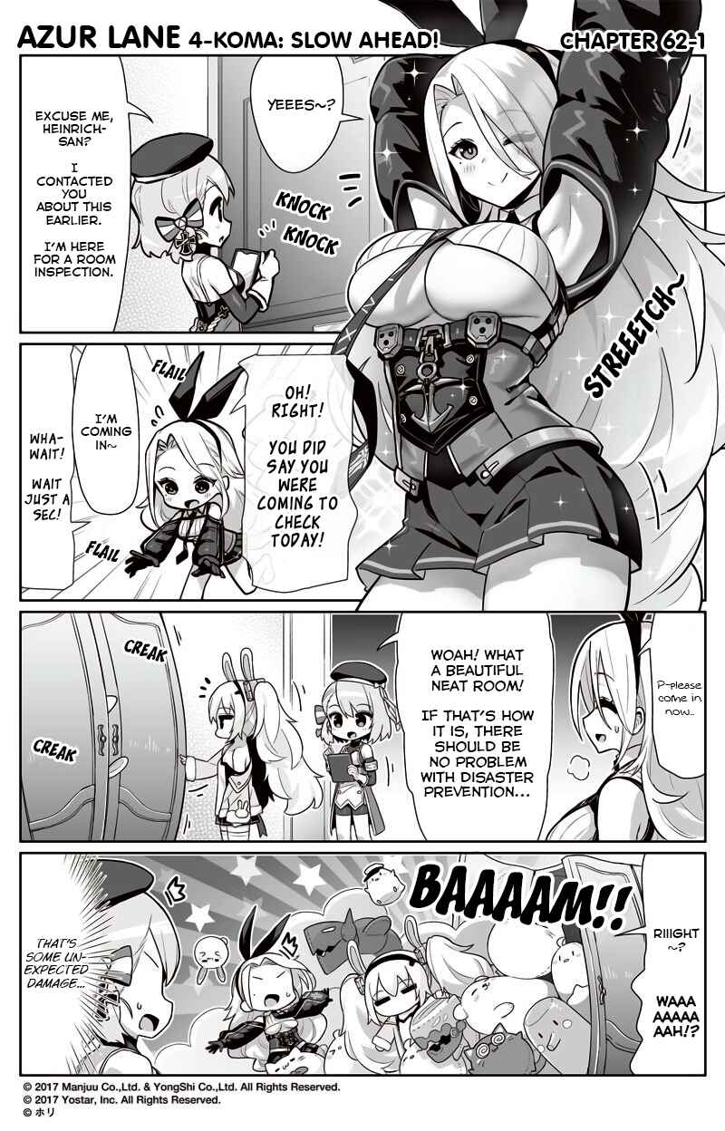 Page 1 Chapter 62 Azur Lane: Bisoku Zensin!