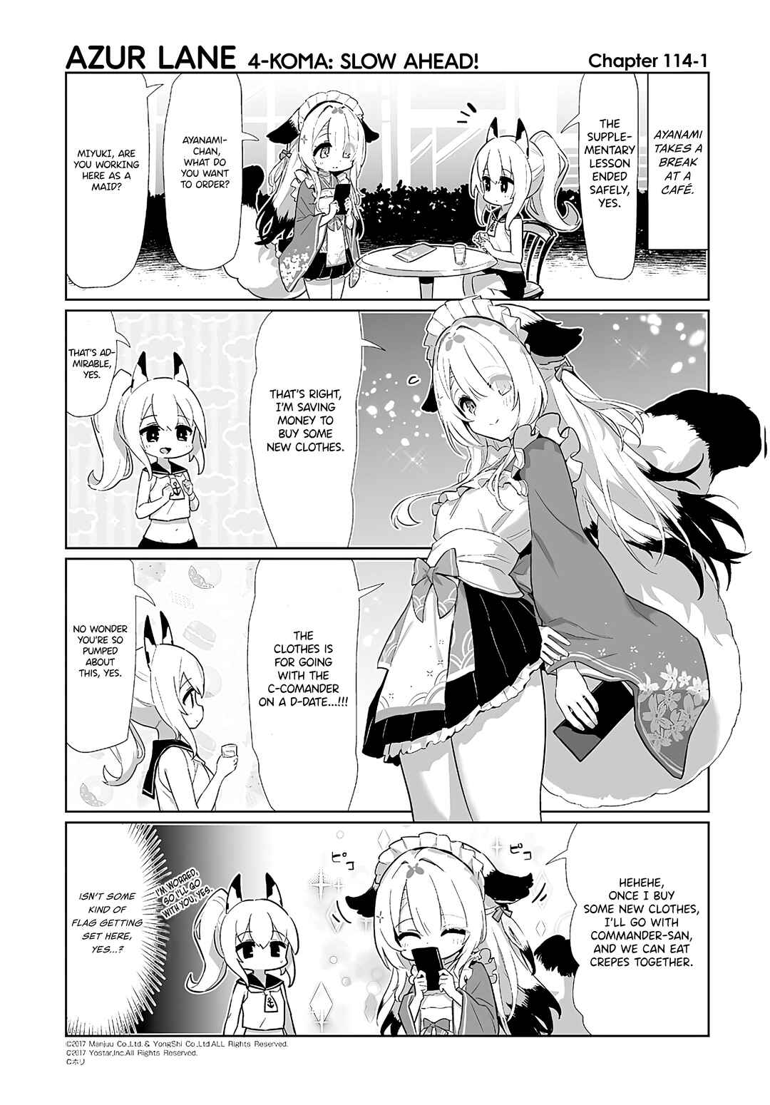 Page 1 Chapter 114 Azur Lane: Bisoku Zensin!