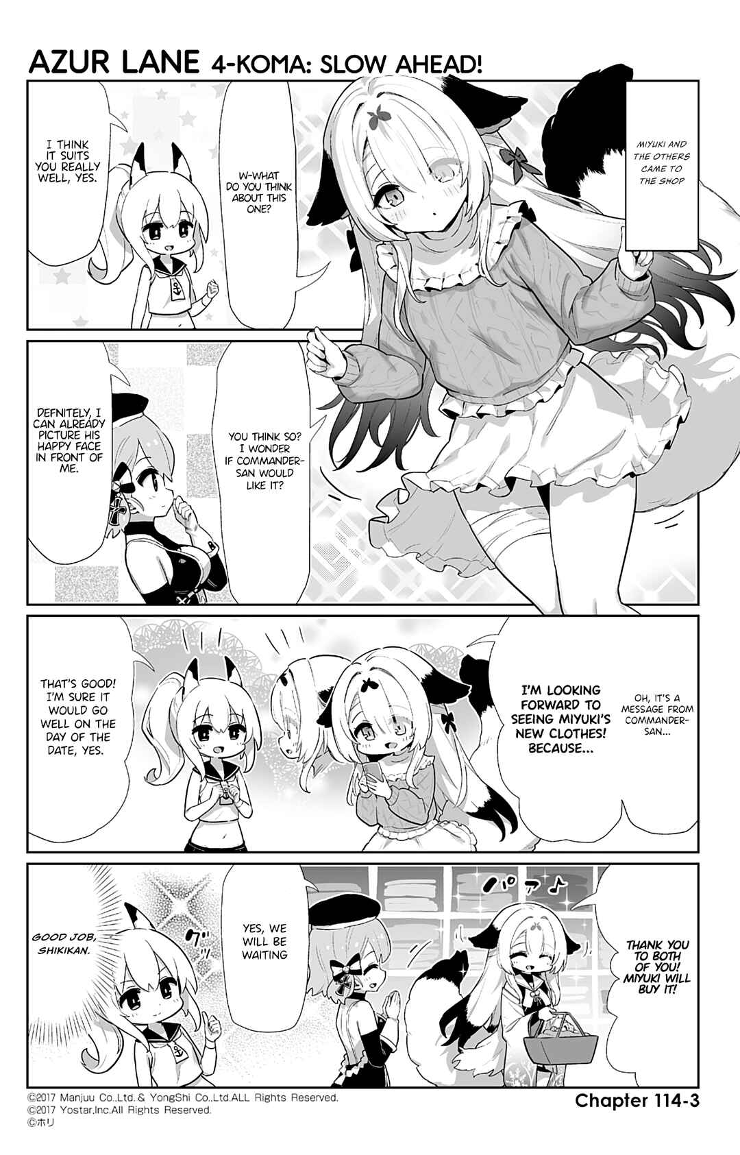 Page 3 Chapter 114 Azur Lane: Bisoku Zensin!