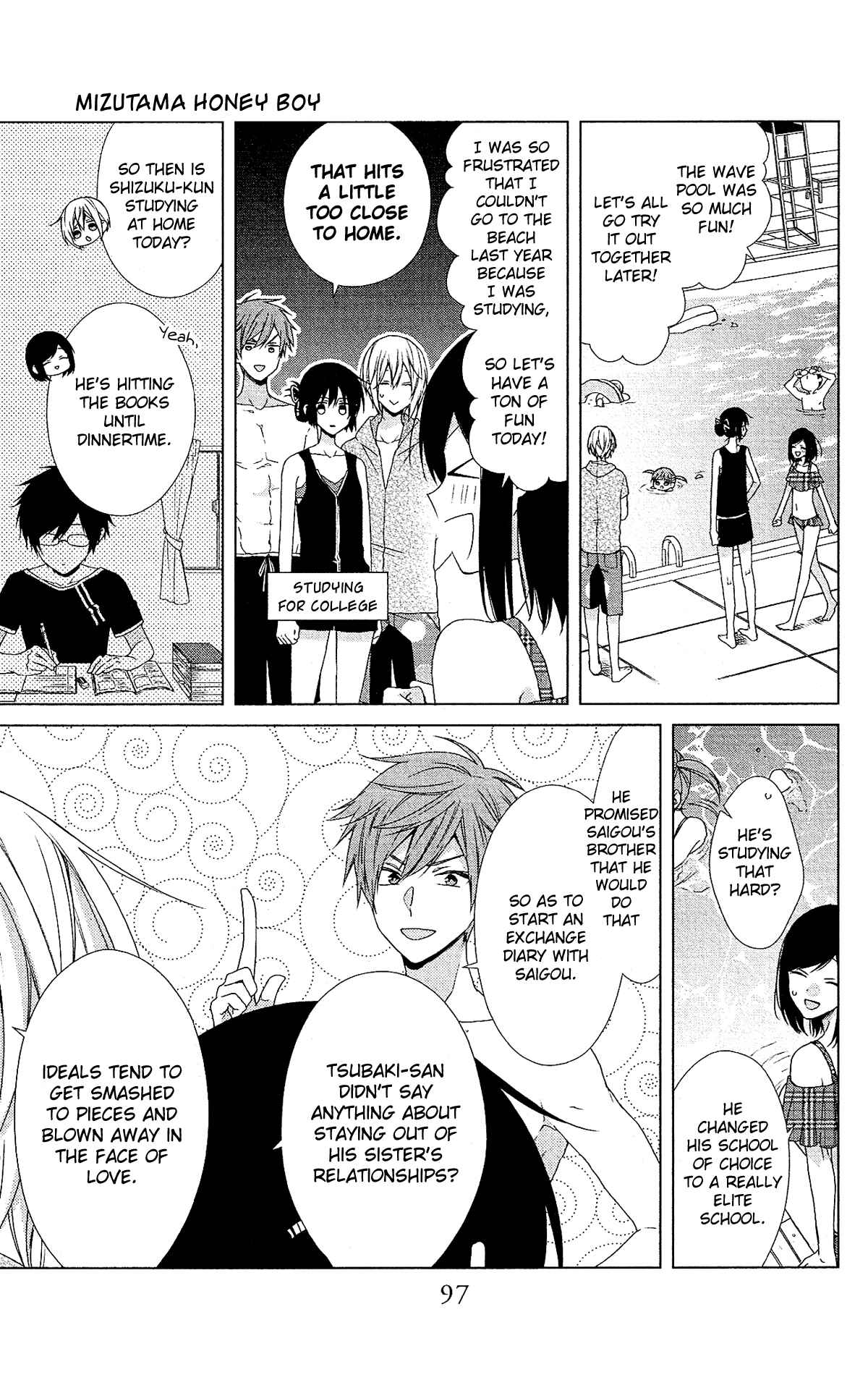 Page 8 Chapter 50 Mizutama Honey Boy