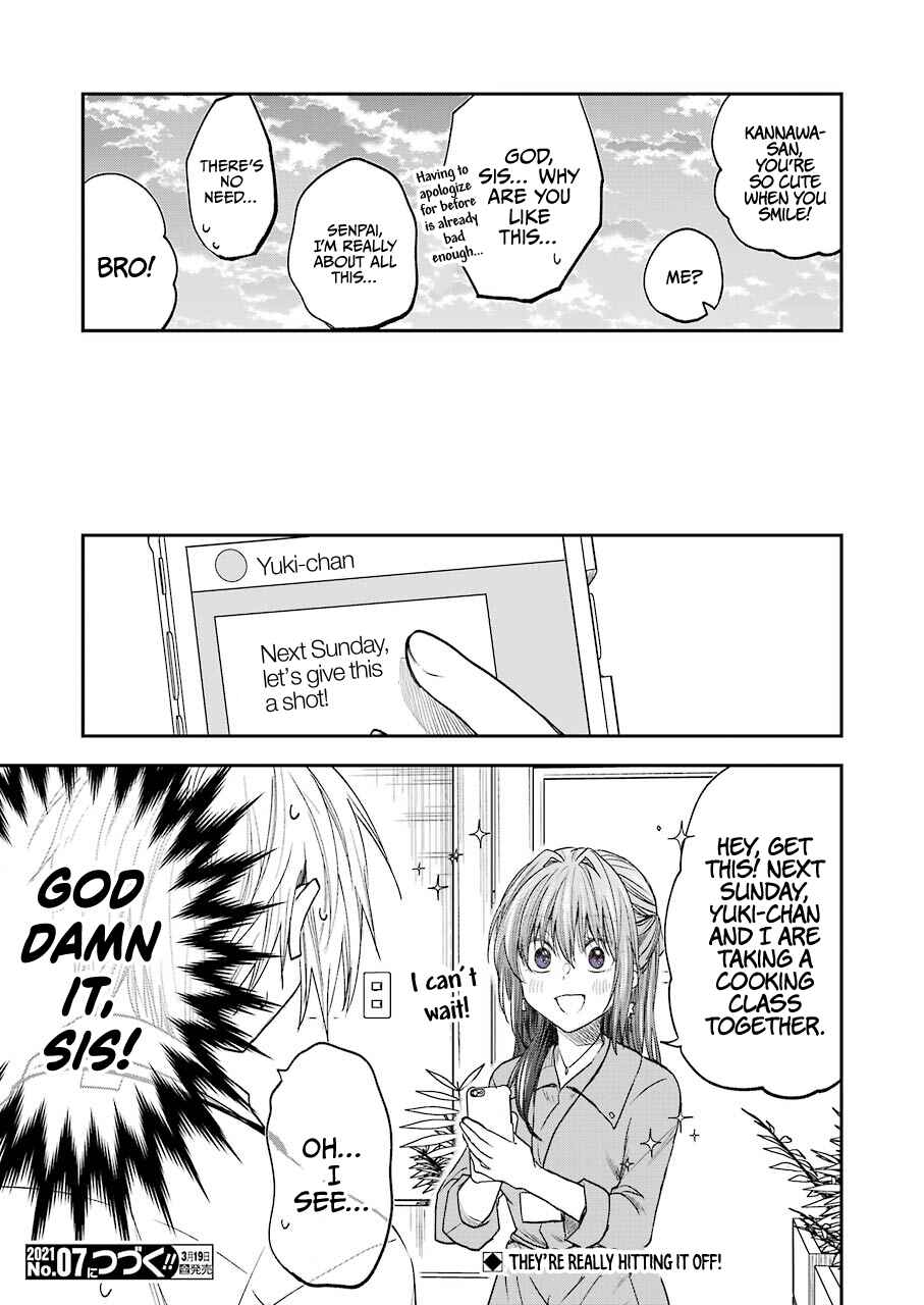 Page 13 Chapter 19 Bukiyou na Senpai.