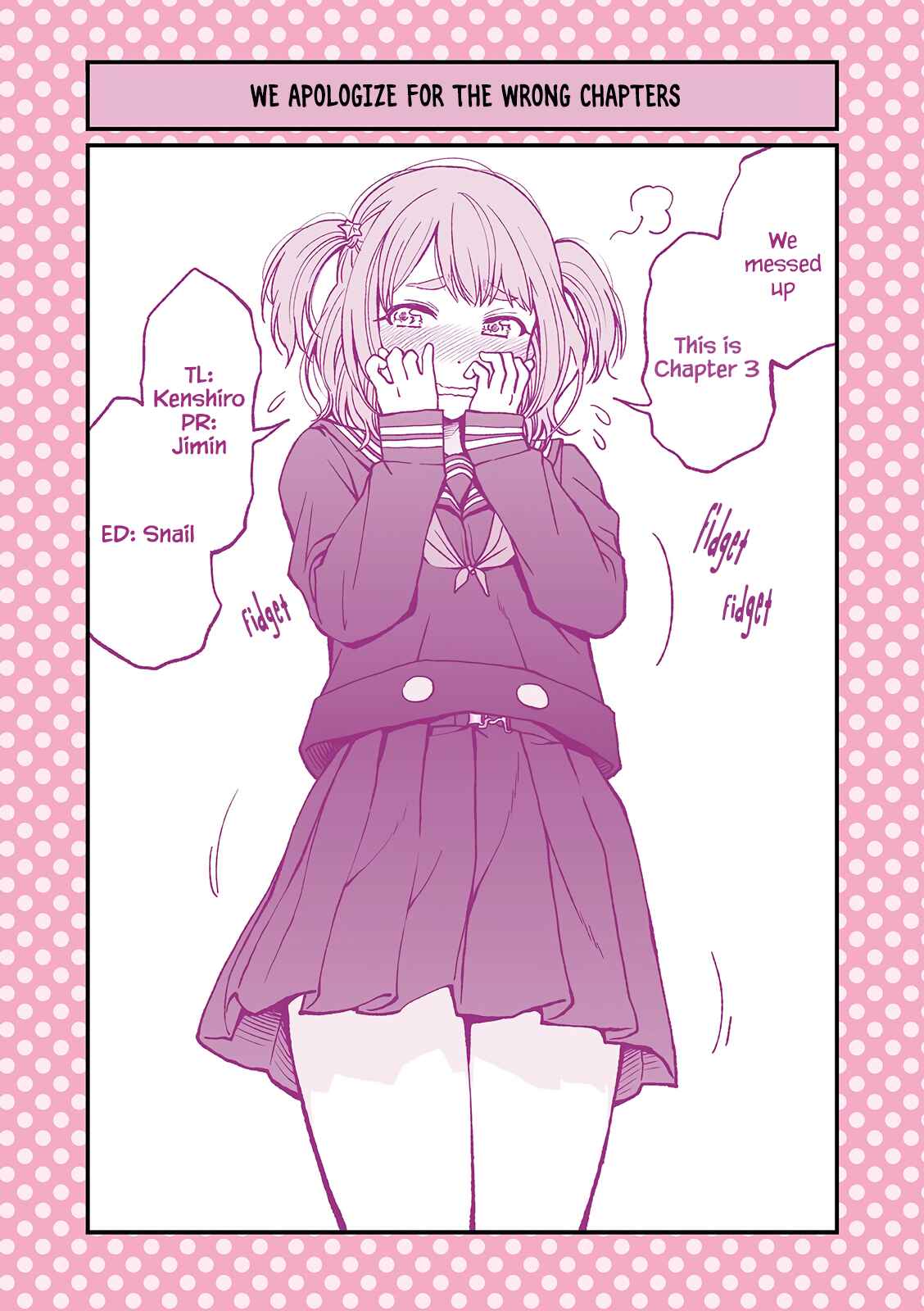 Page 1 Chapter 3 Bukiyou na Senpai.