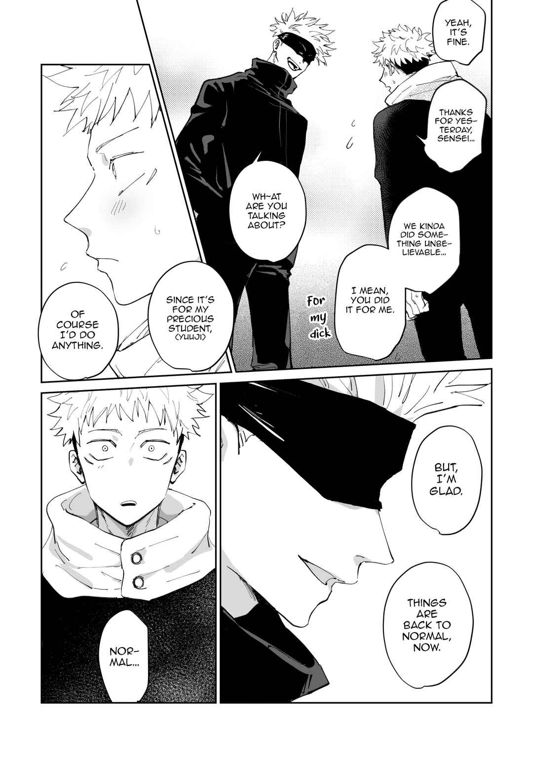 Page 14 Chapter Unknown_4e4c Jujutsu Kaisen - Cunt Boy no Yuuji-kun (Doujinshi)