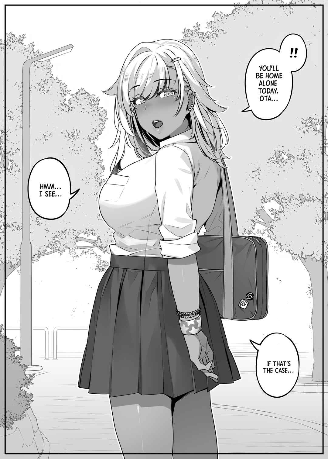 Page 1 Chapter 8 Otaku-kun no Koto ga Daisukina Kasshoku Gyaru no Hanashi