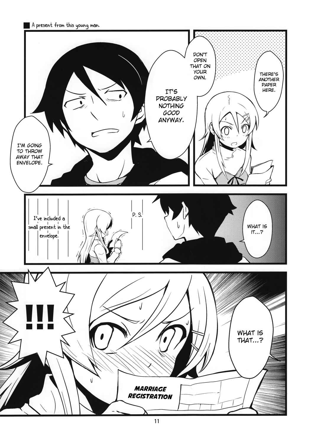 Page 11 Chapter Unknown_baa6 Ore no Imouto ga Konna ni Kawaii Wake ga Nai - Starting Today, Siblings Can Get Married (Doujinshi)