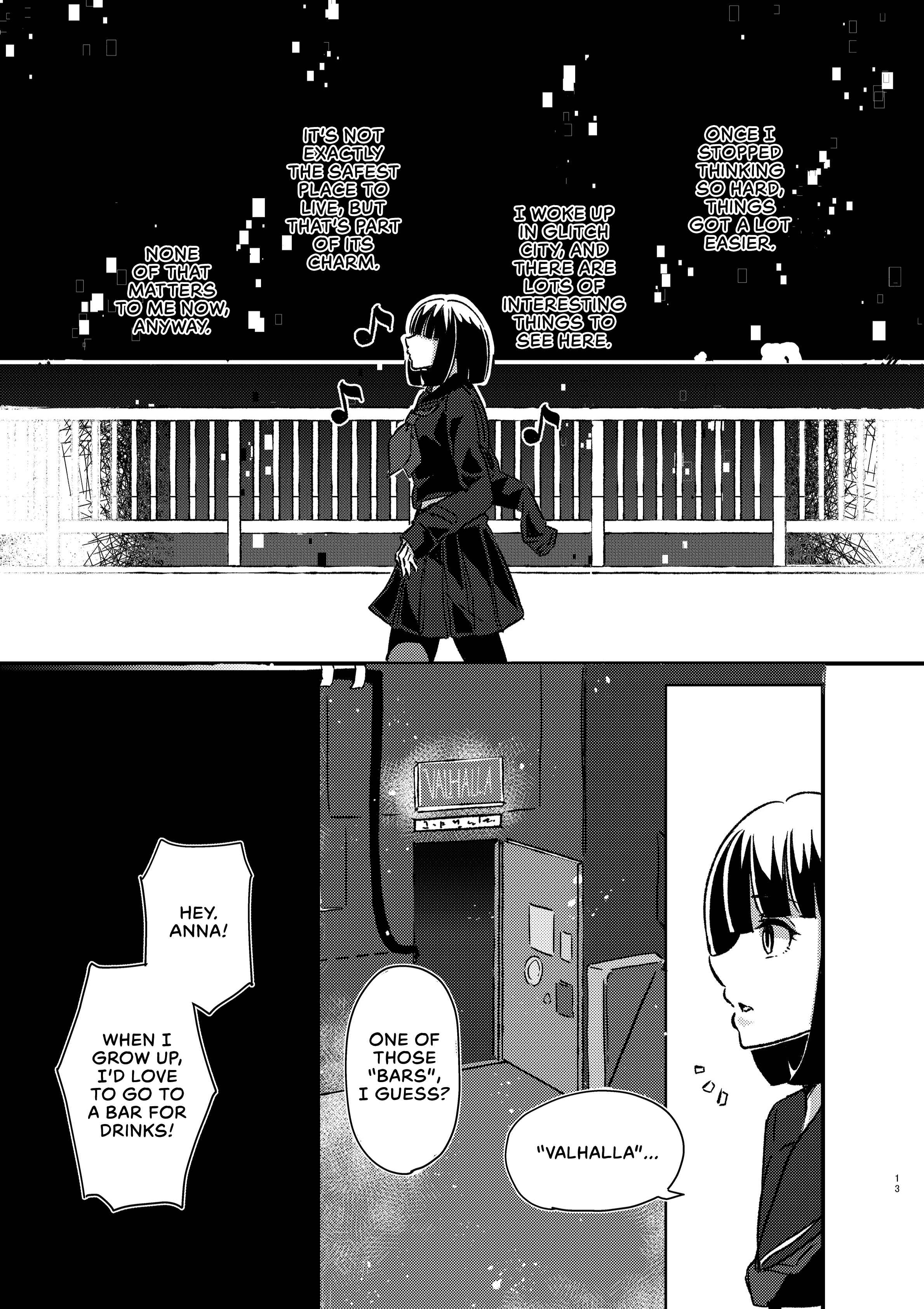 Page 12 Chapter Unknown_5daf VA-11 HALL-A - The Ghost Girl Laughs With Her Eyes (Doujinshi)