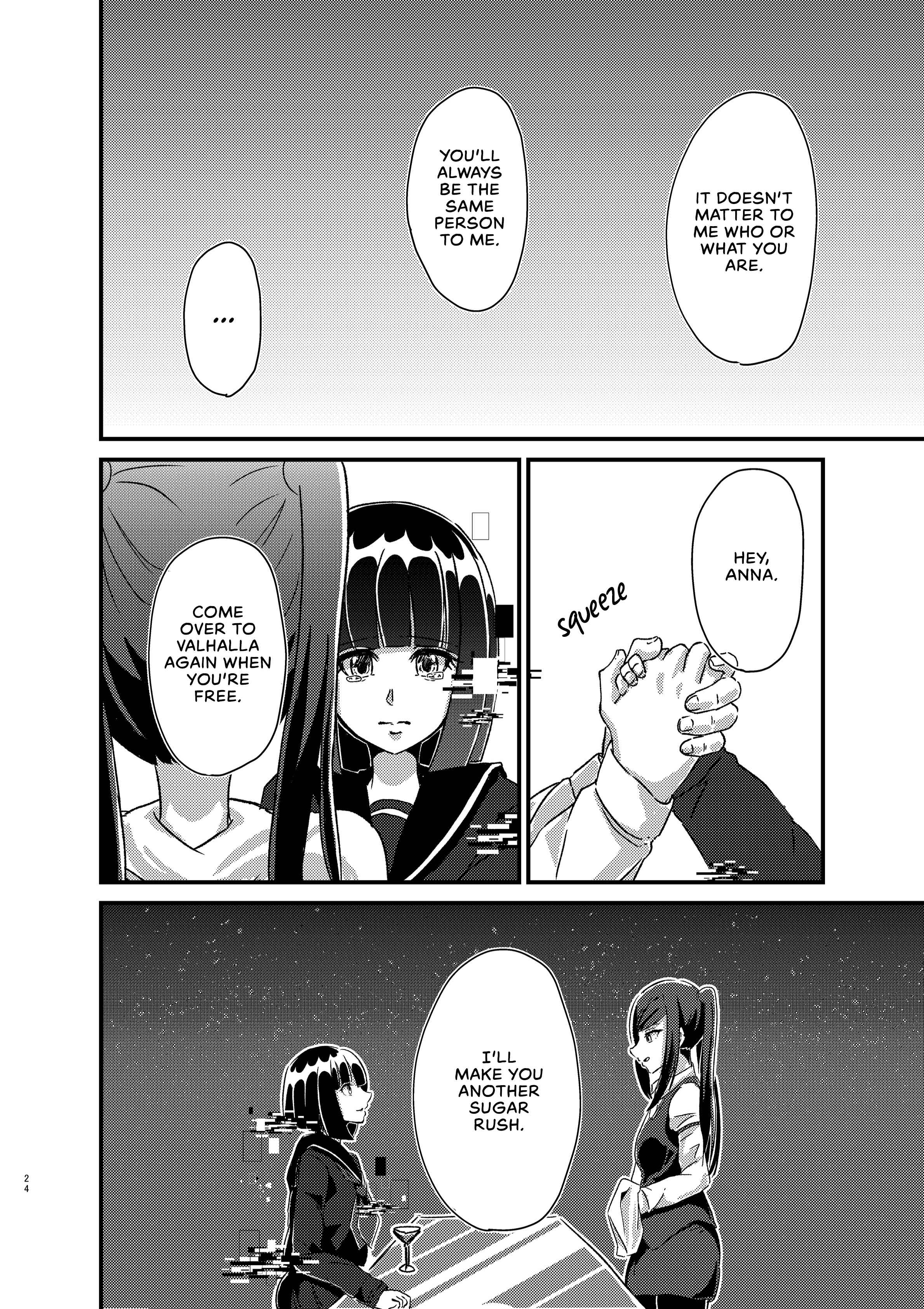 Page 23 Chapter Unknown_5daf VA-11 HALL-A - The Ghost Girl Laughs With Her Eyes (Doujinshi)