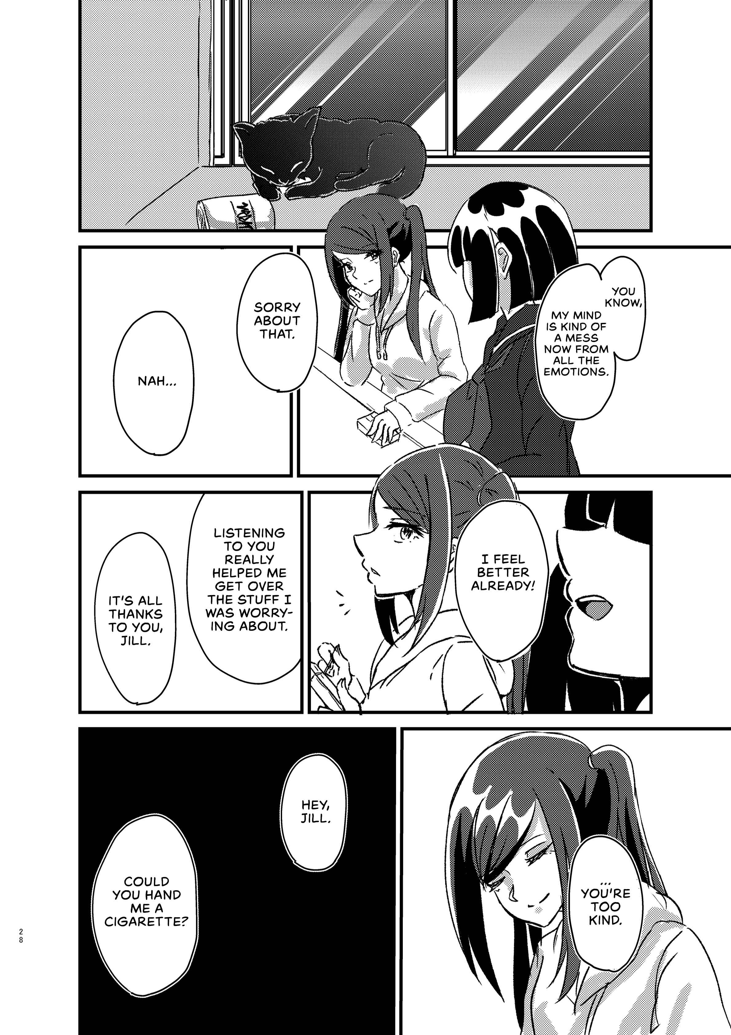 Page 27 Chapter Unknown_5daf VA-11 HALL-A - The Ghost Girl Laughs With Her Eyes (Doujinshi)