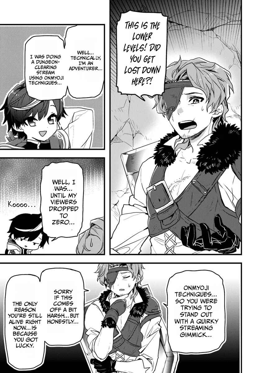 Page 12 Chapter 1 Dungeon Haishinsha wo Sukutte Dai Bazurishita Tenshou Onmyoushi, Ukkari Choukyuu Jubutsu wo Haishin Shitara Densetsu ni Natta