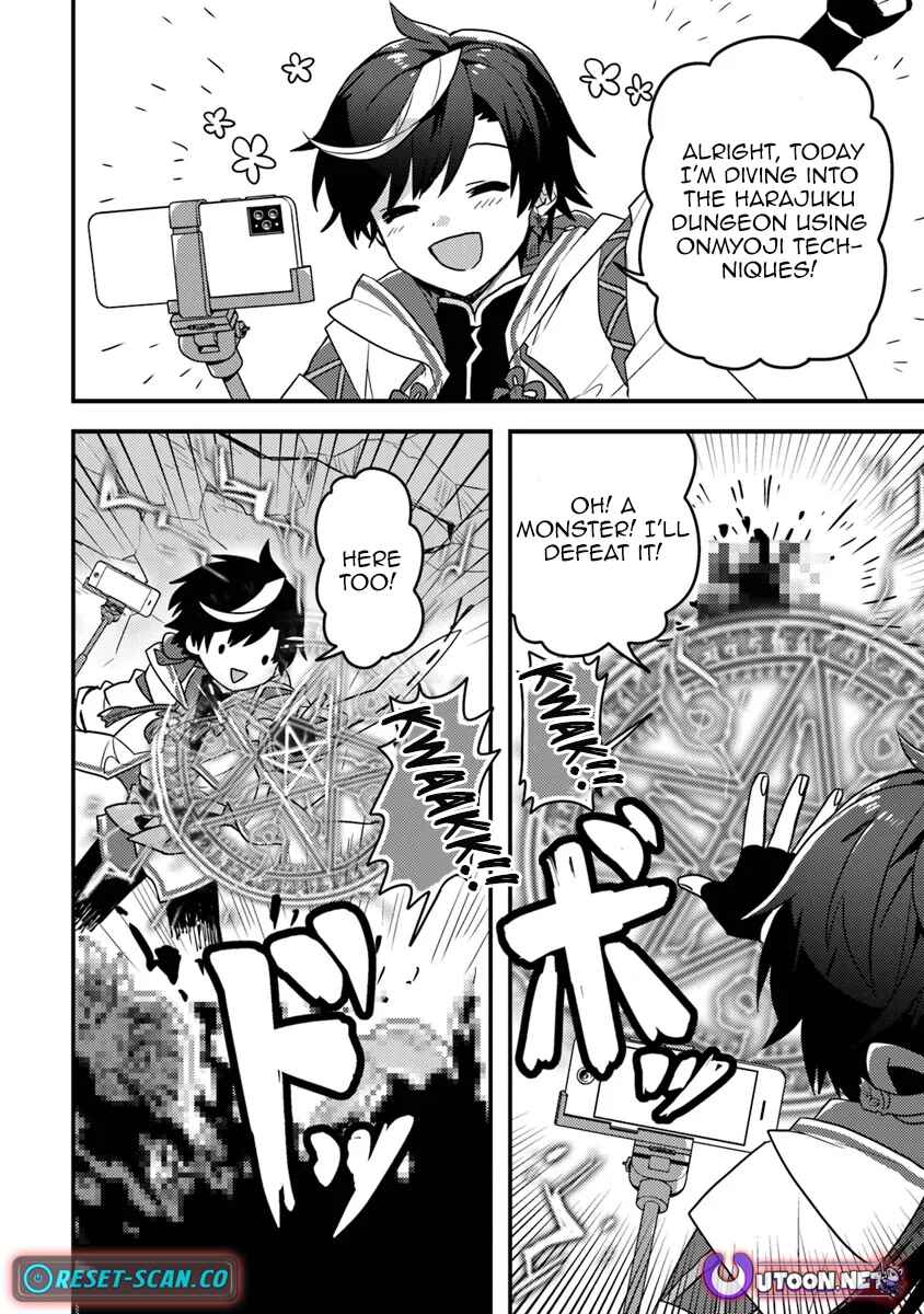 Page 11 Chapter 2.1 Dungeon Haishinsha wo Sukutte Dai Bazurishita Tenshou Onmyoushi, Ukkari Choukyuu Jubutsu wo Haishin Shitara Densetsu ni Natta