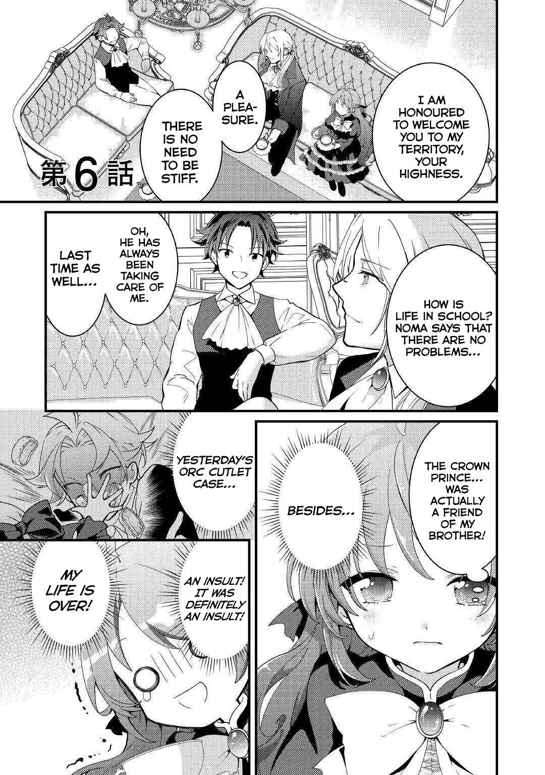 Page 1 Chapter 6 The Reincarnated Young Lady Is Hungry for Commoner Food