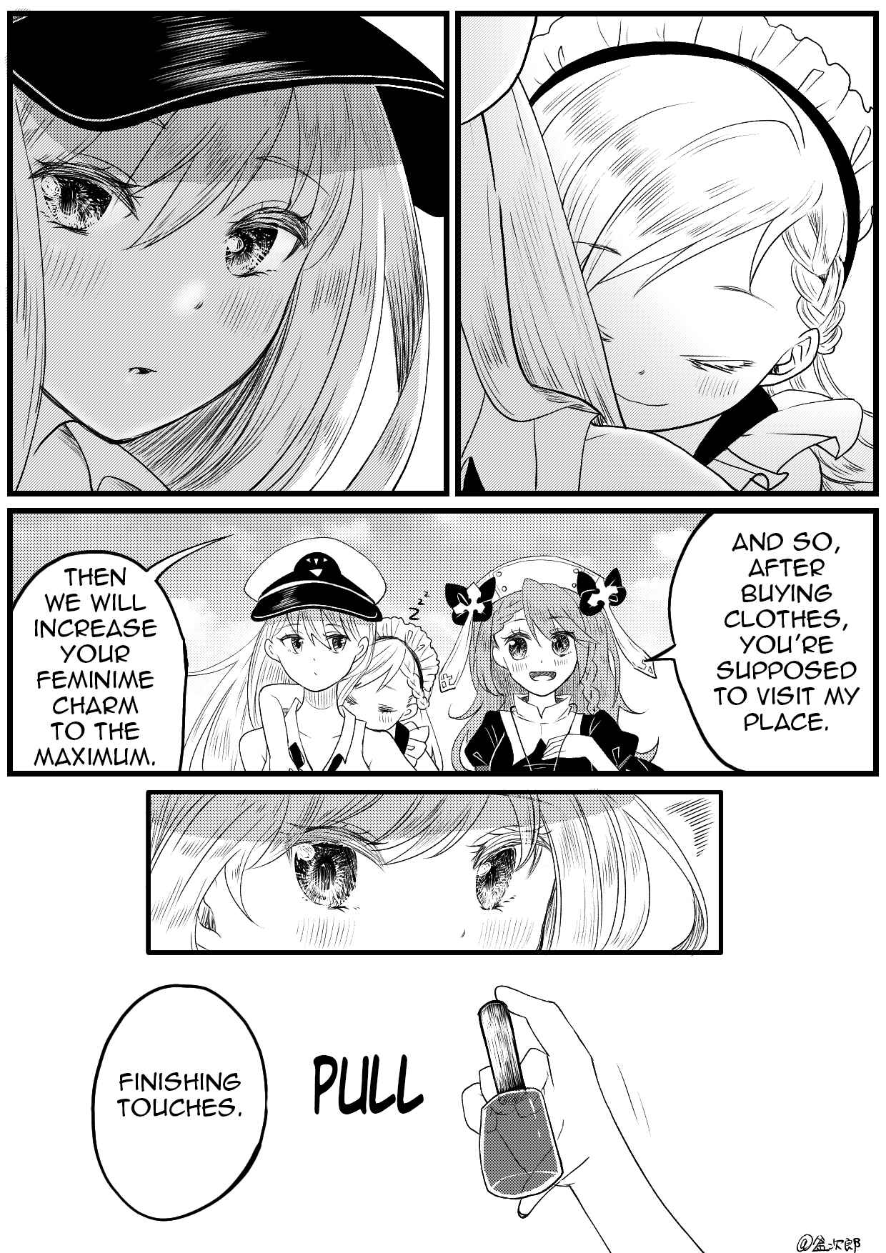 Page 5 Chapter 4 Azur Lane - In Order to be a Woman Suited for the Commander, Enterprise is Doing her Best! (Doujinshi)