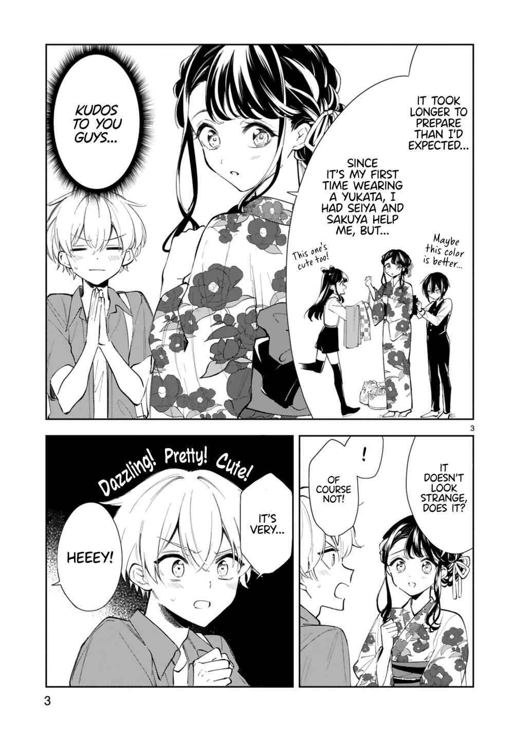 Page 3 Chapter 15.1 It Shows on Your Face, Ichijou-San