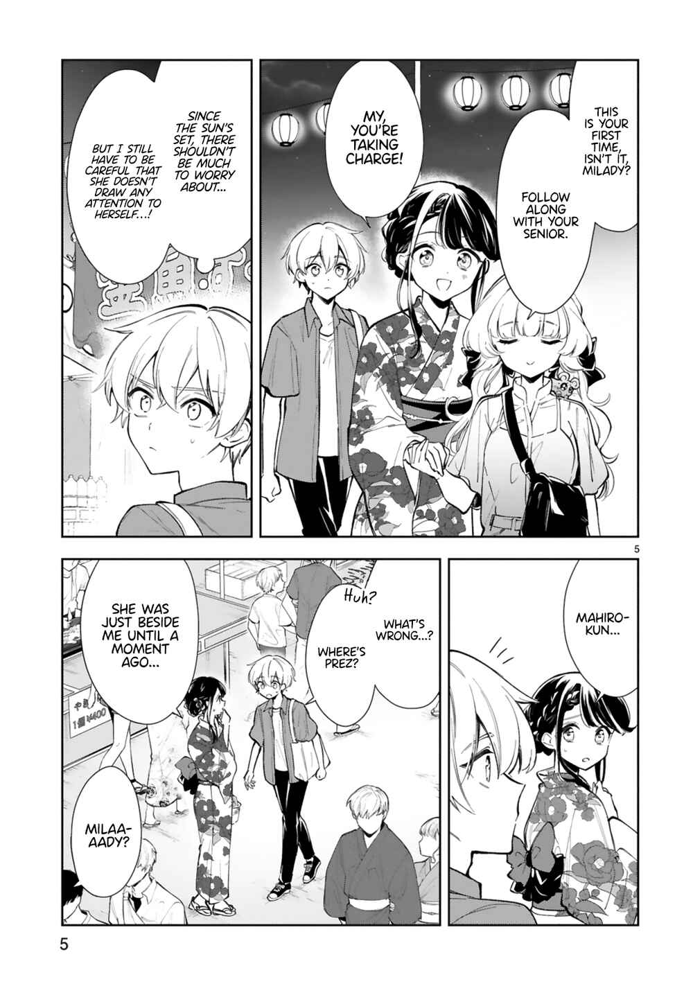 Page 5 Chapter 15.1 It Shows on Your Face, Ichijou-San