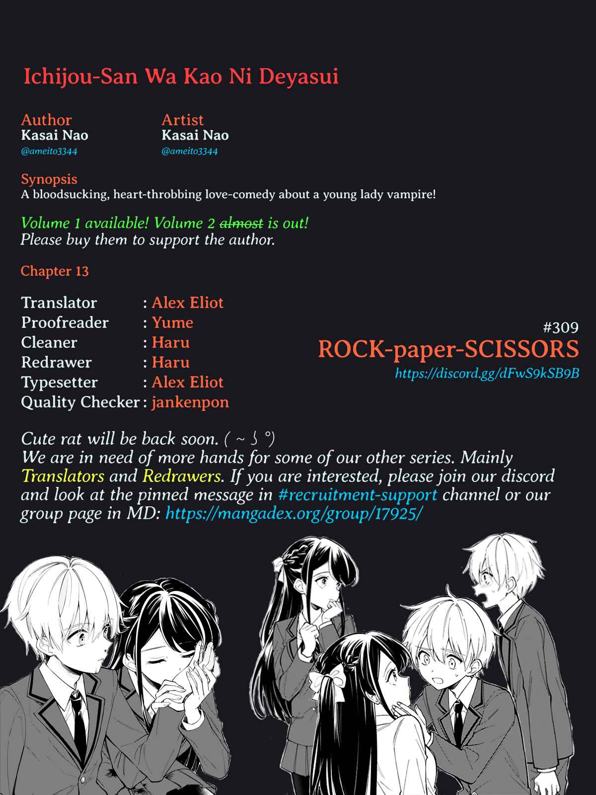 Page 20 Chapter 13 It Shows on Your Face, Ichijou-San