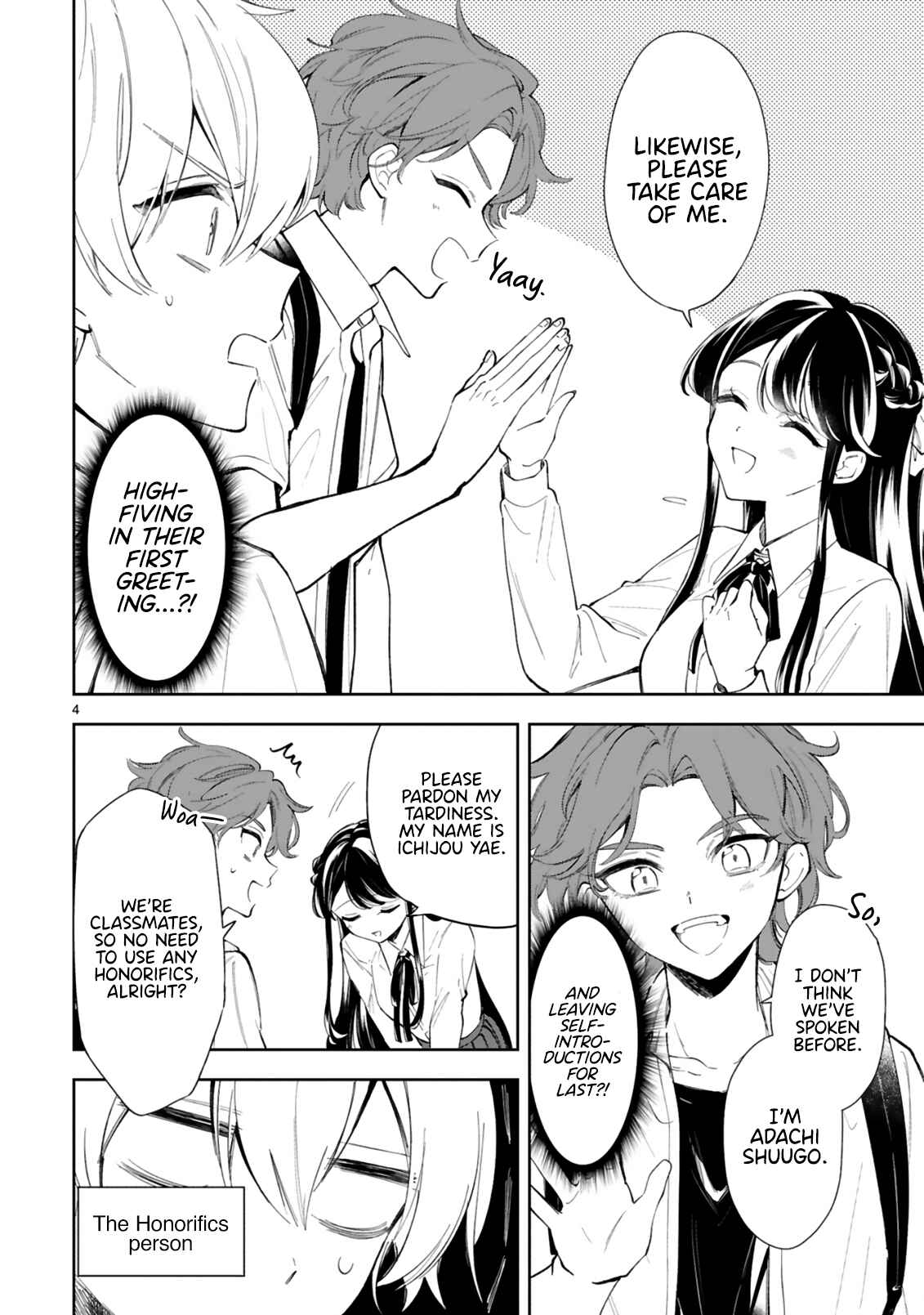 Page 4 Chapter 13 It Shows on Your Face, Ichijou-San