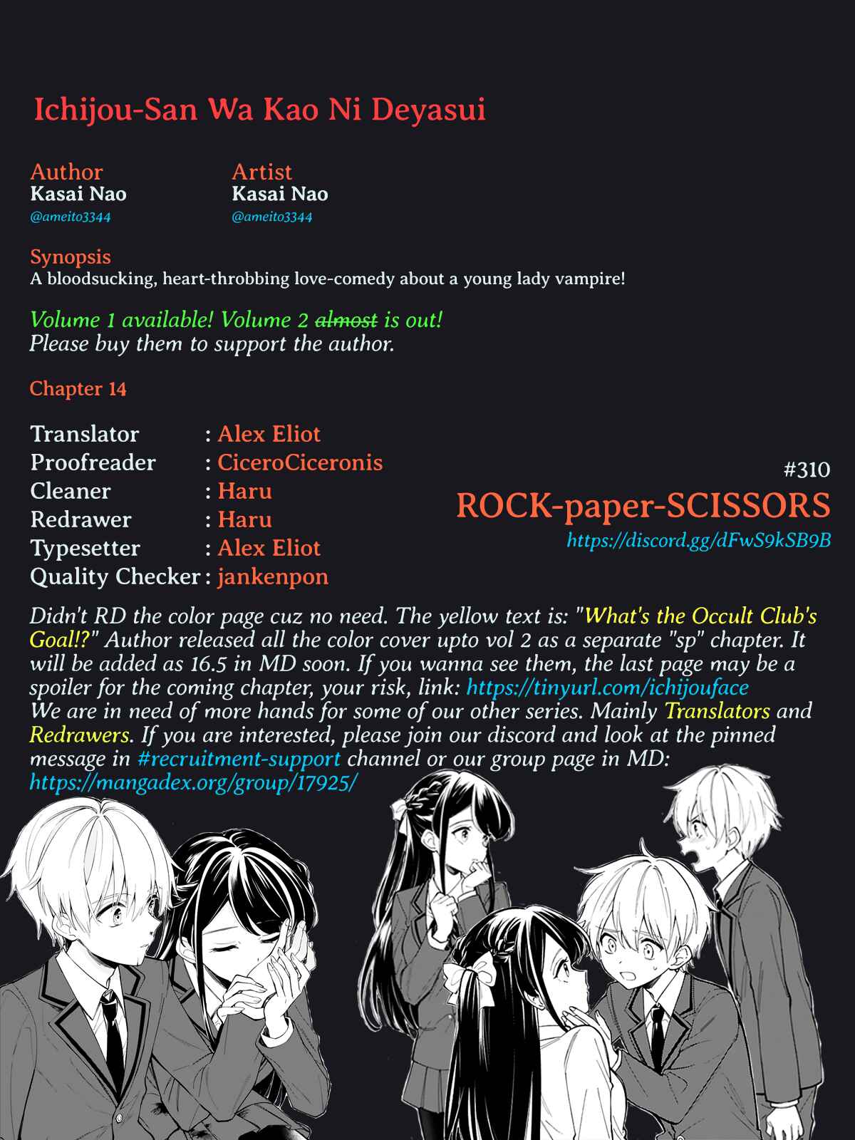 Page 19 Chapter 14 It Shows on Your Face, Ichijou-San