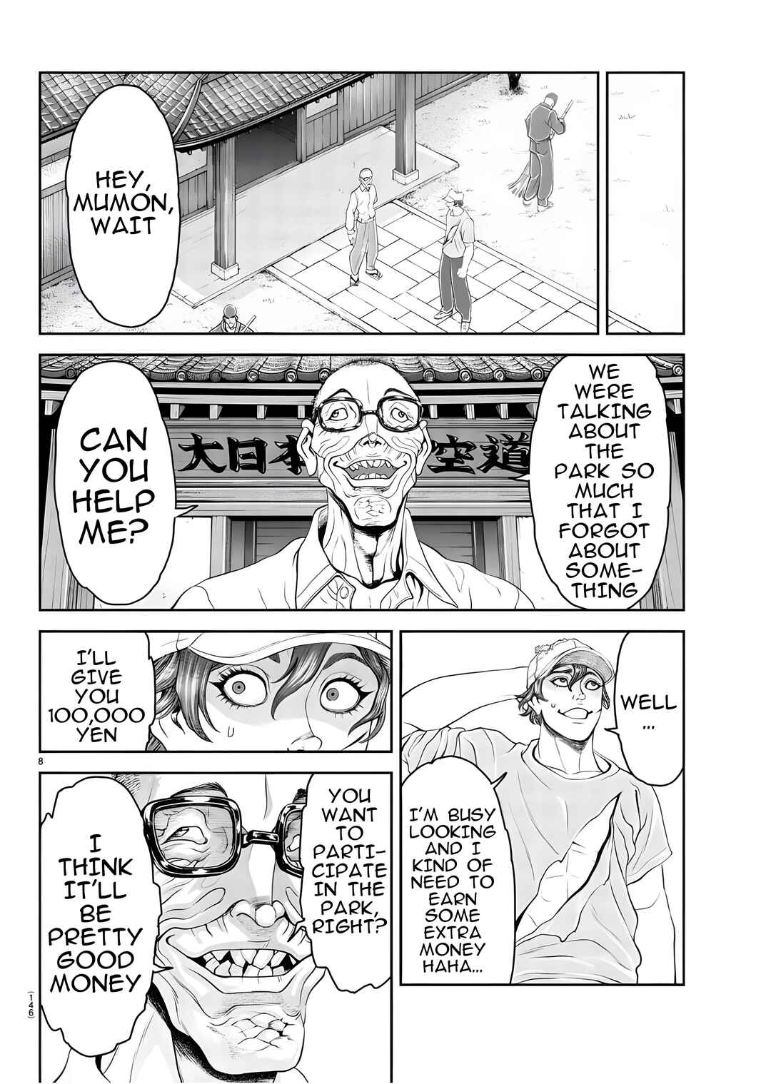 Page 9 Chapter 17 Yuuenchi – Baki Gaiden