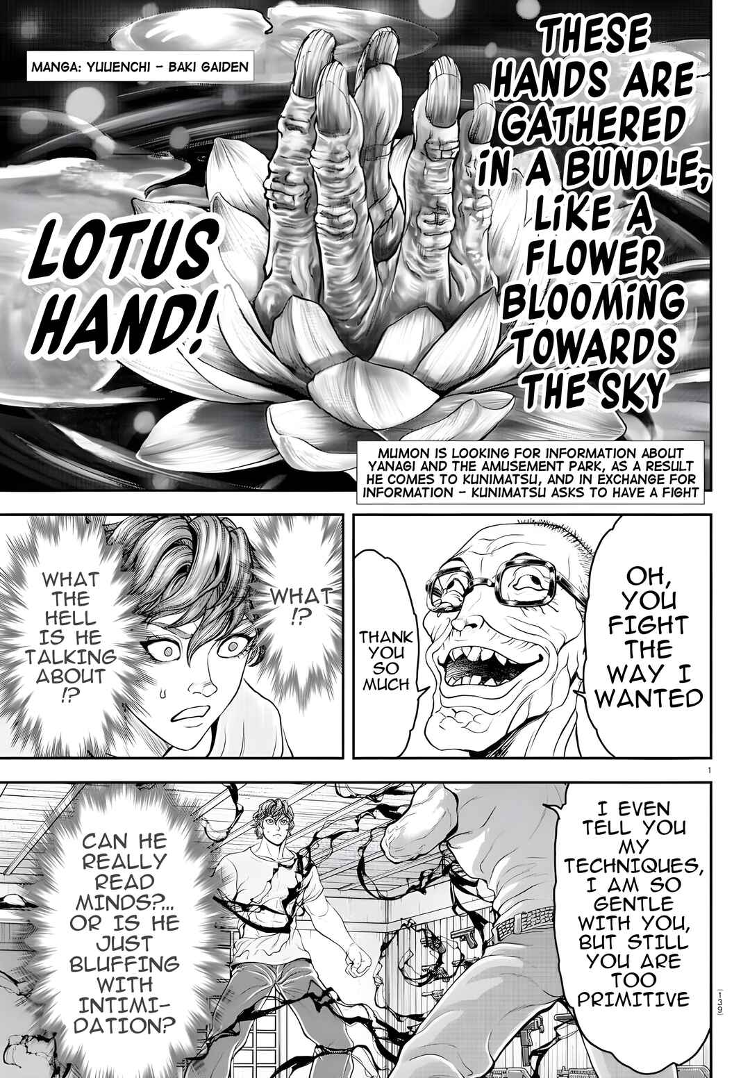 Page 1 Chapter 16 Yuuenchi – Baki Gaiden