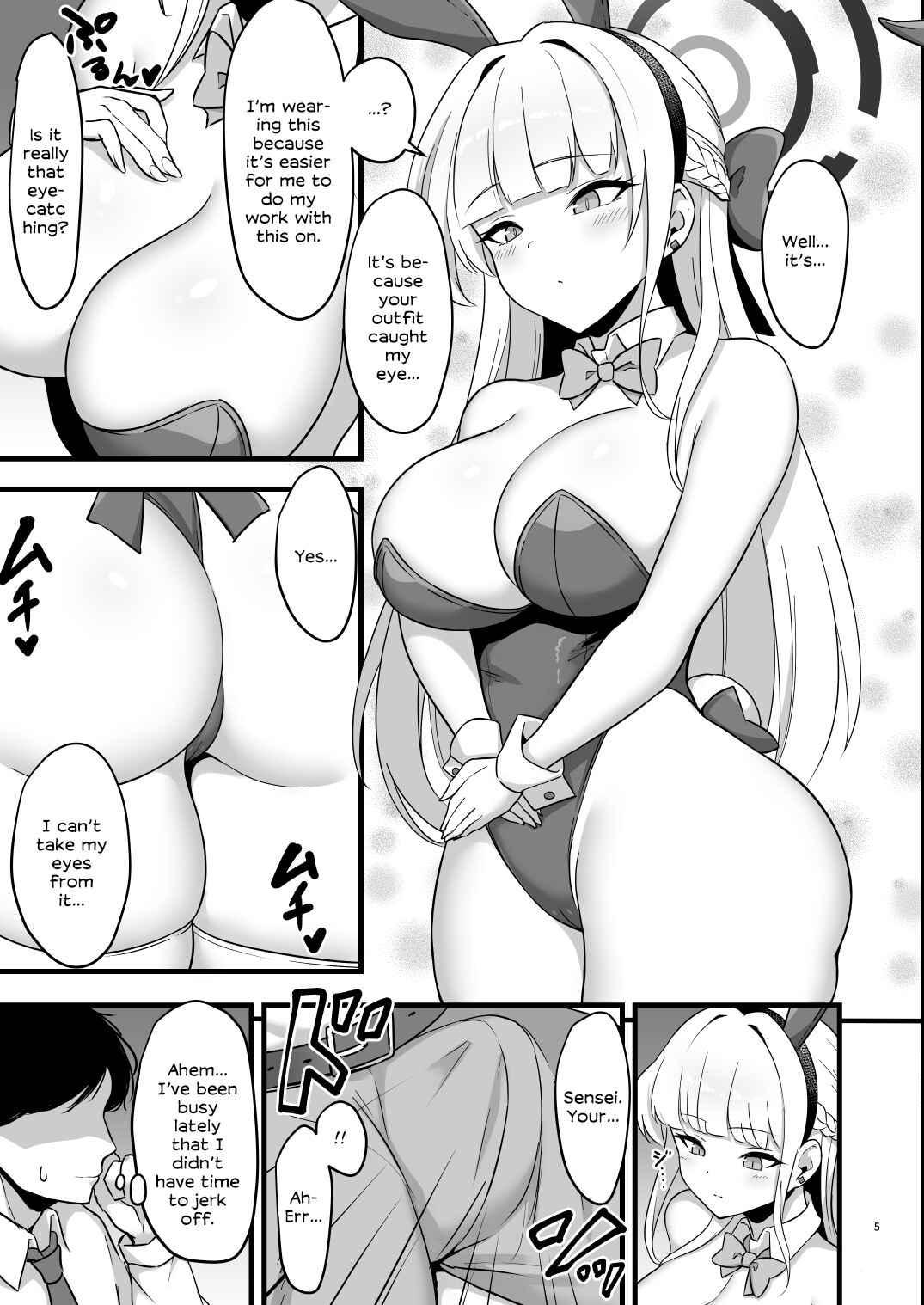 Page 5 Chapter Unknown_c5b9 Blue Archive - Tokimeki Bunny -Oshikake Bunny no Seishori Support- (Doujinshi)