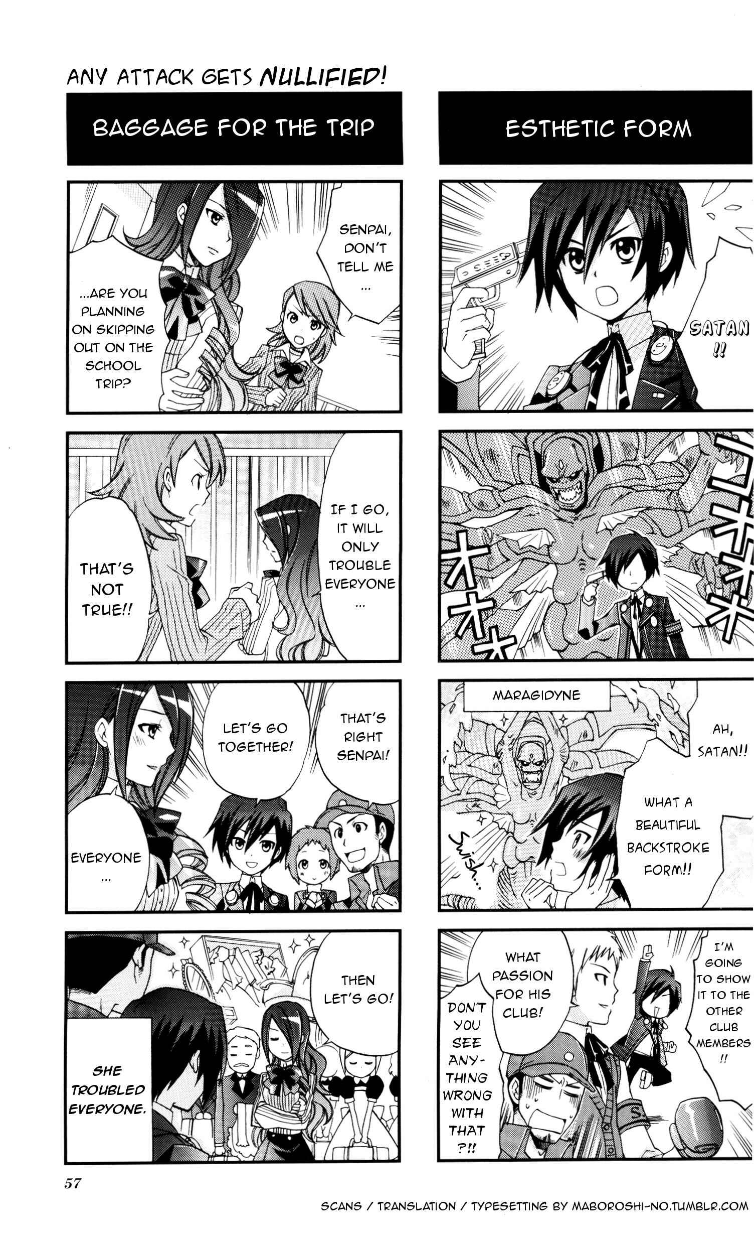 Page 4 Chapter 9 Persona 3 4koma Gag Battle