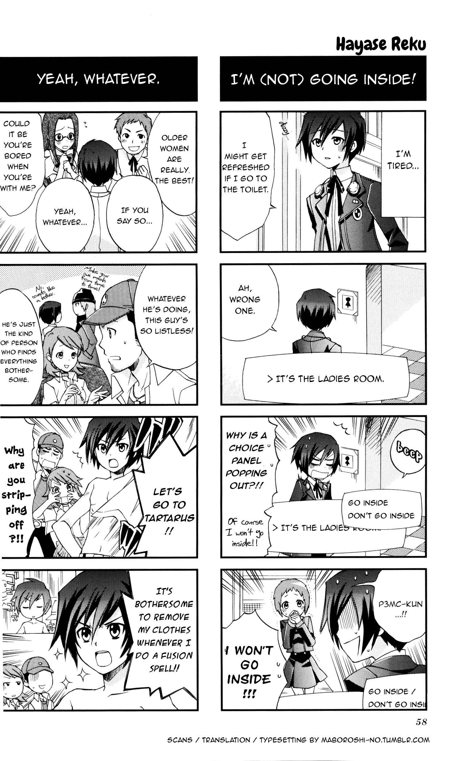 Page 5 Chapter 9 Persona 3 4koma Gag Battle