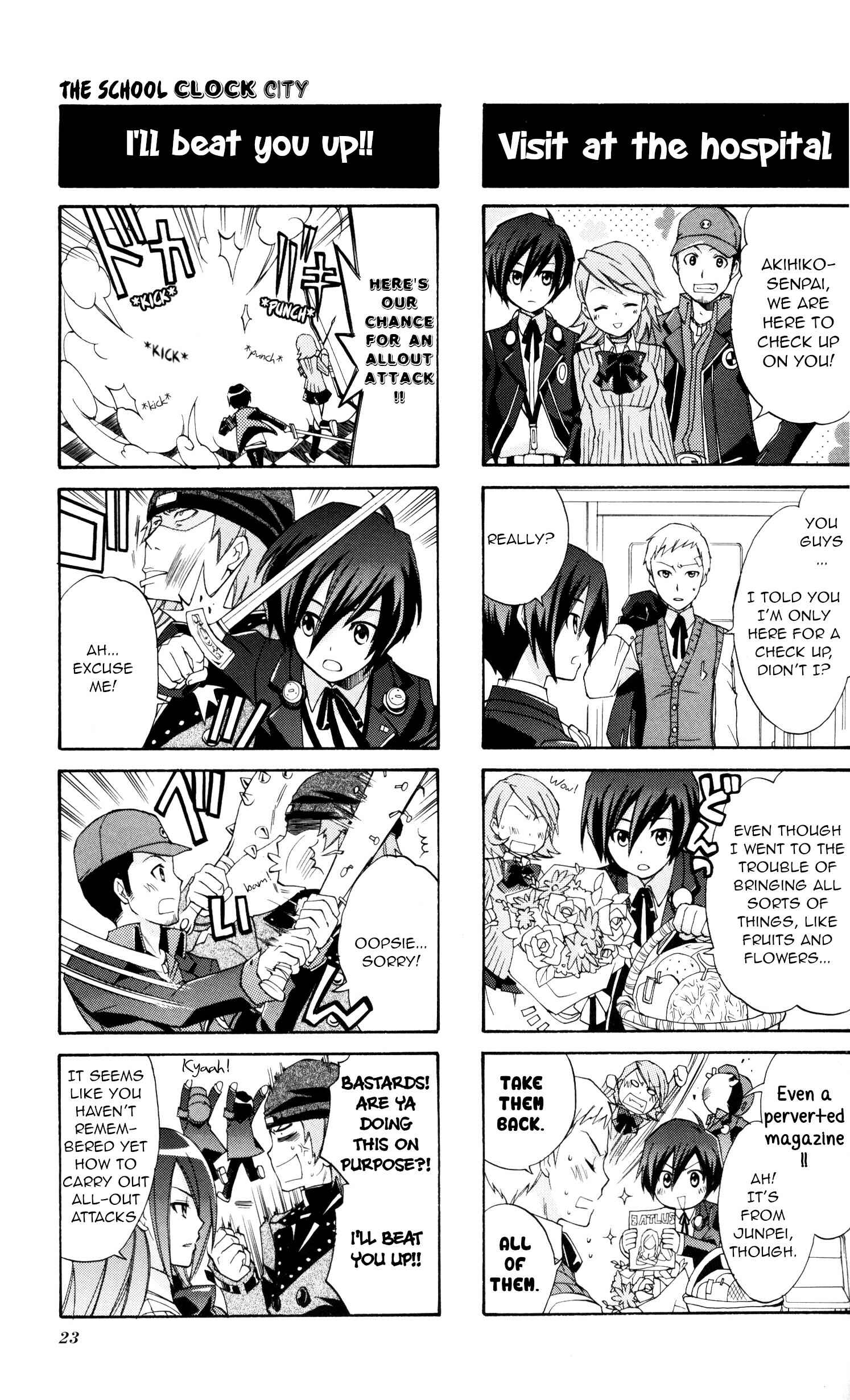 Page 2 Chapter 4 Persona 3 4koma Gag Battle
