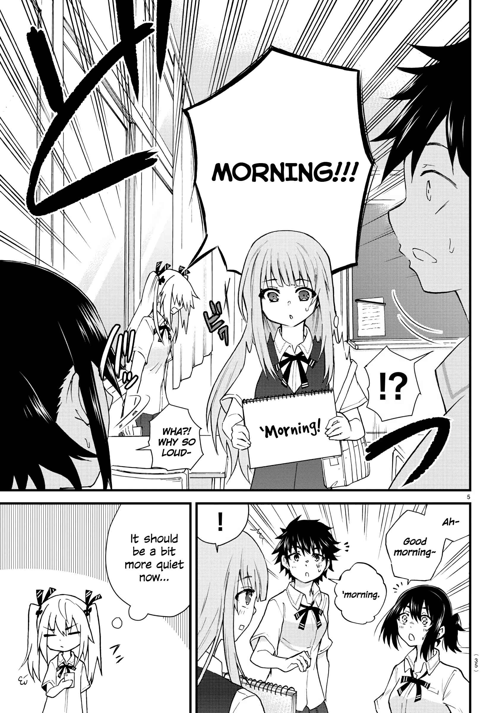 Page 5 Chapter 2 A Girl Who Cant Speak Thinks She Is Too Kind.