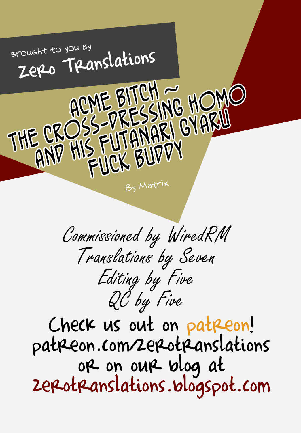 Page 56 Chapter 3 Acme Bitch ~ The Cross-Dressing Homo and His Futanari Gyaru Fuck Buddy