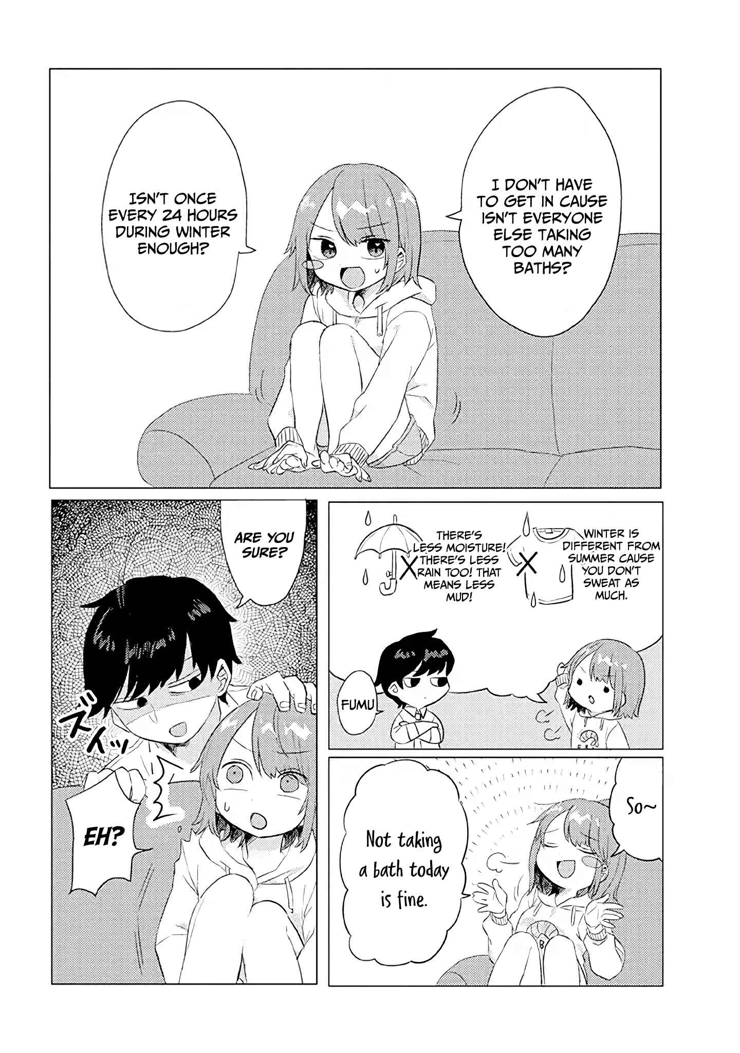 Page 3 Chapter 7 Zettai ni Furo ni Hairitakunai Kanojo VS Zettai ni Furo ni Iretai Kareshi