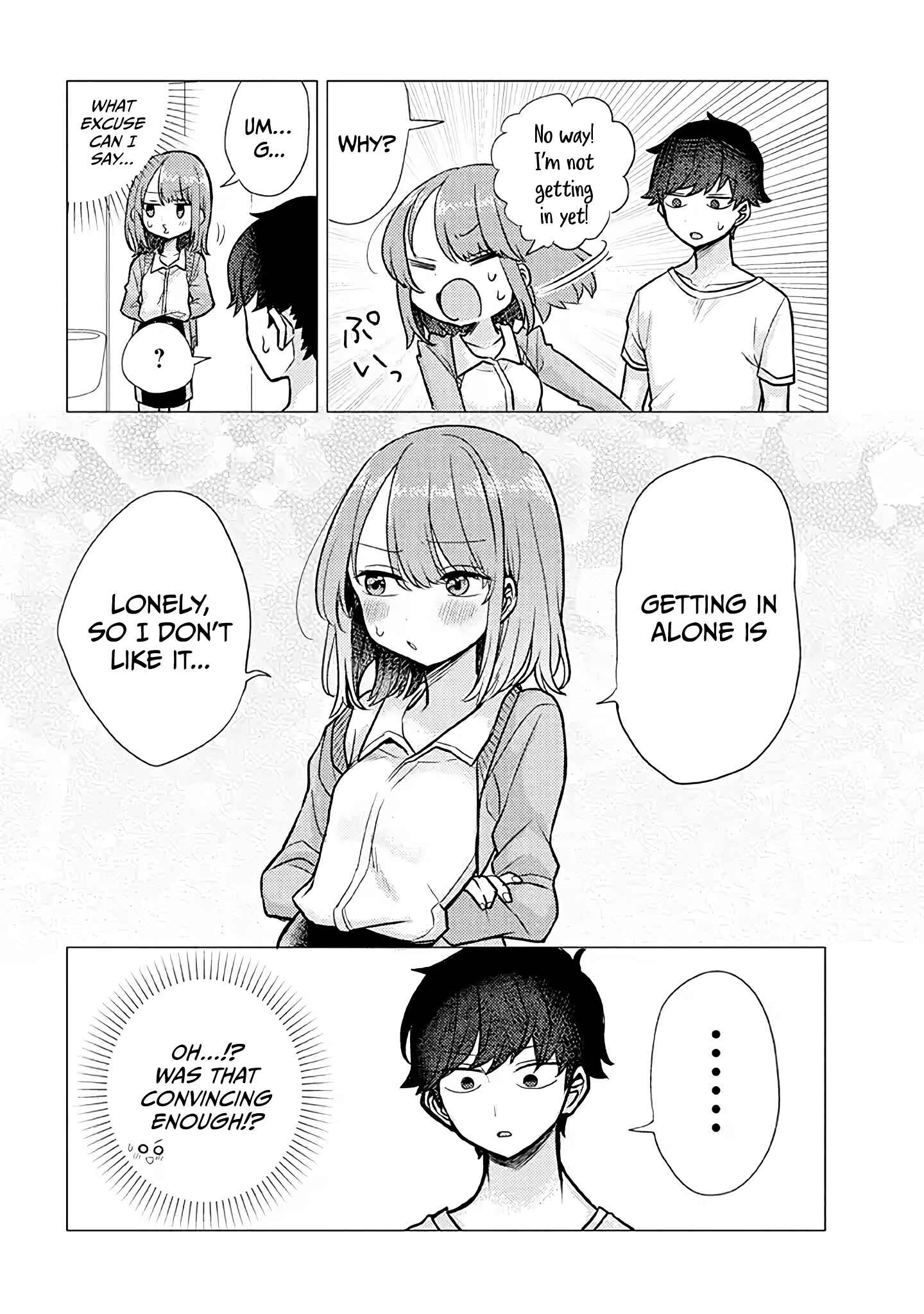 Page 2 Chapter 21 Zettai ni Furo ni Hairitakunai Kanojo VS Zettai ni Furo ni Iretai Kareshi