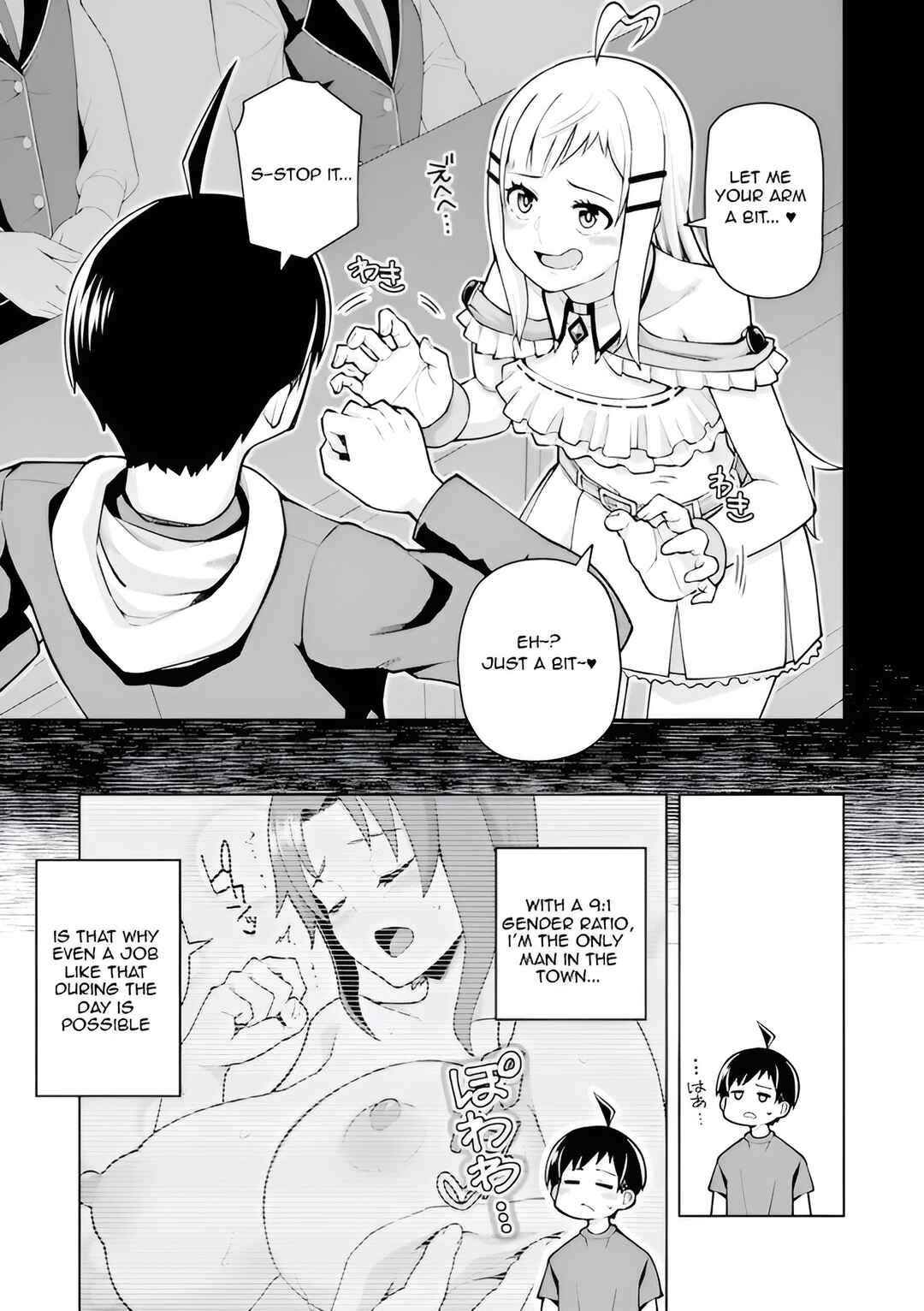 Page 9 Chapter 2 Teisou Gyakuten Isekai de Sukebe na Bijo-tachi ni Kakomare nagara Boukensha Seikatsu