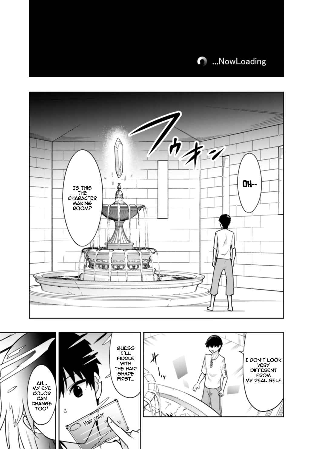 Page 9 Chapter 1.1 Solo Shinkan no VRMMO Boukenki