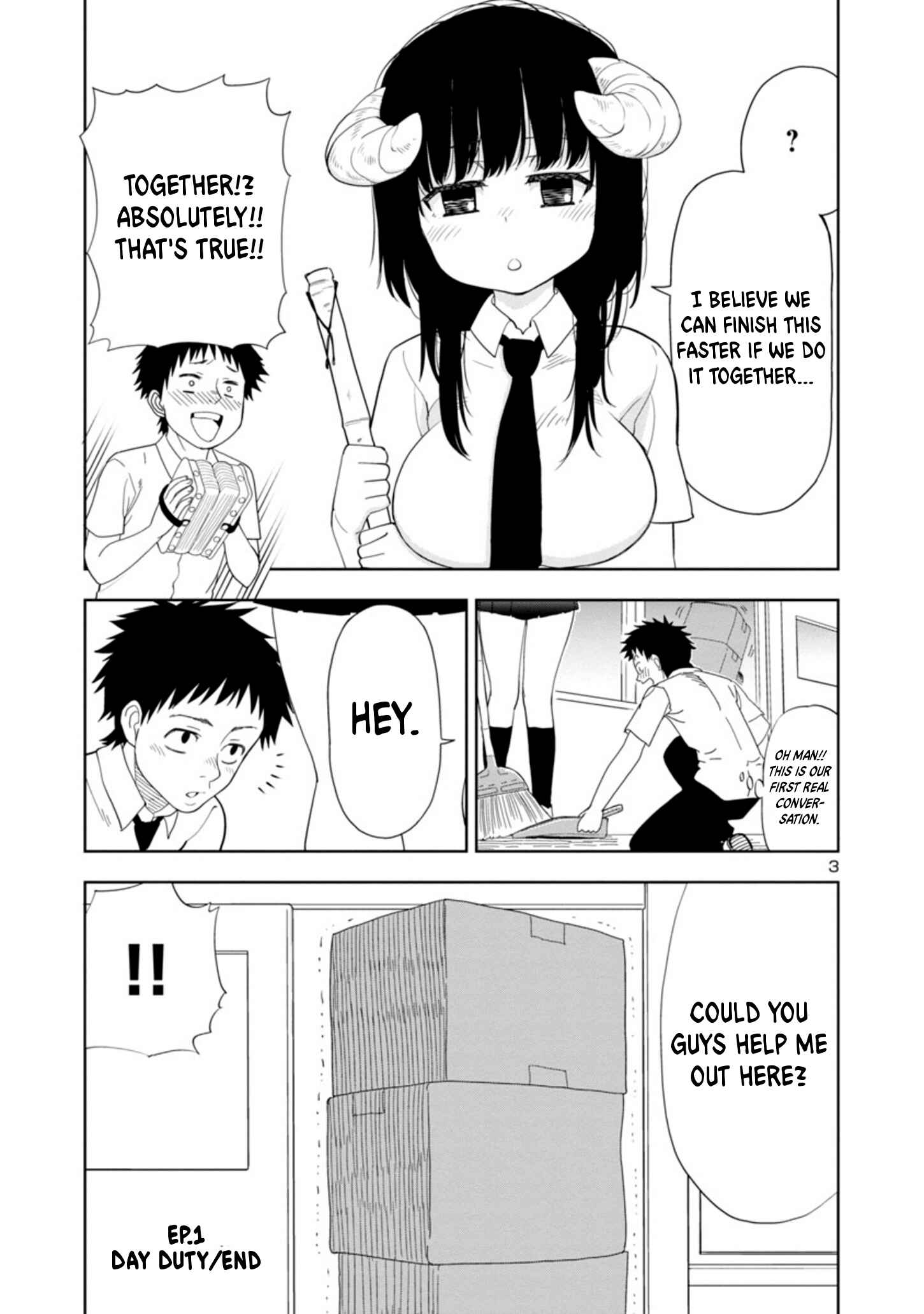 Page 3 Chapter 8 Mino-san no Sore, Sawattemo Ii?