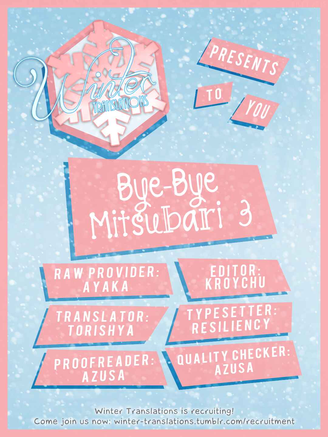 Page 1 Chapter 3 Bye-Bye Mitsubari