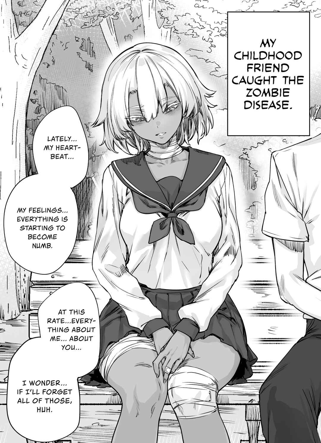 Page 1 Chapter Unknown_7534 Zombie-kei Osananajimi-chan ni Sei no Jikkan o Oshierarechau Manga