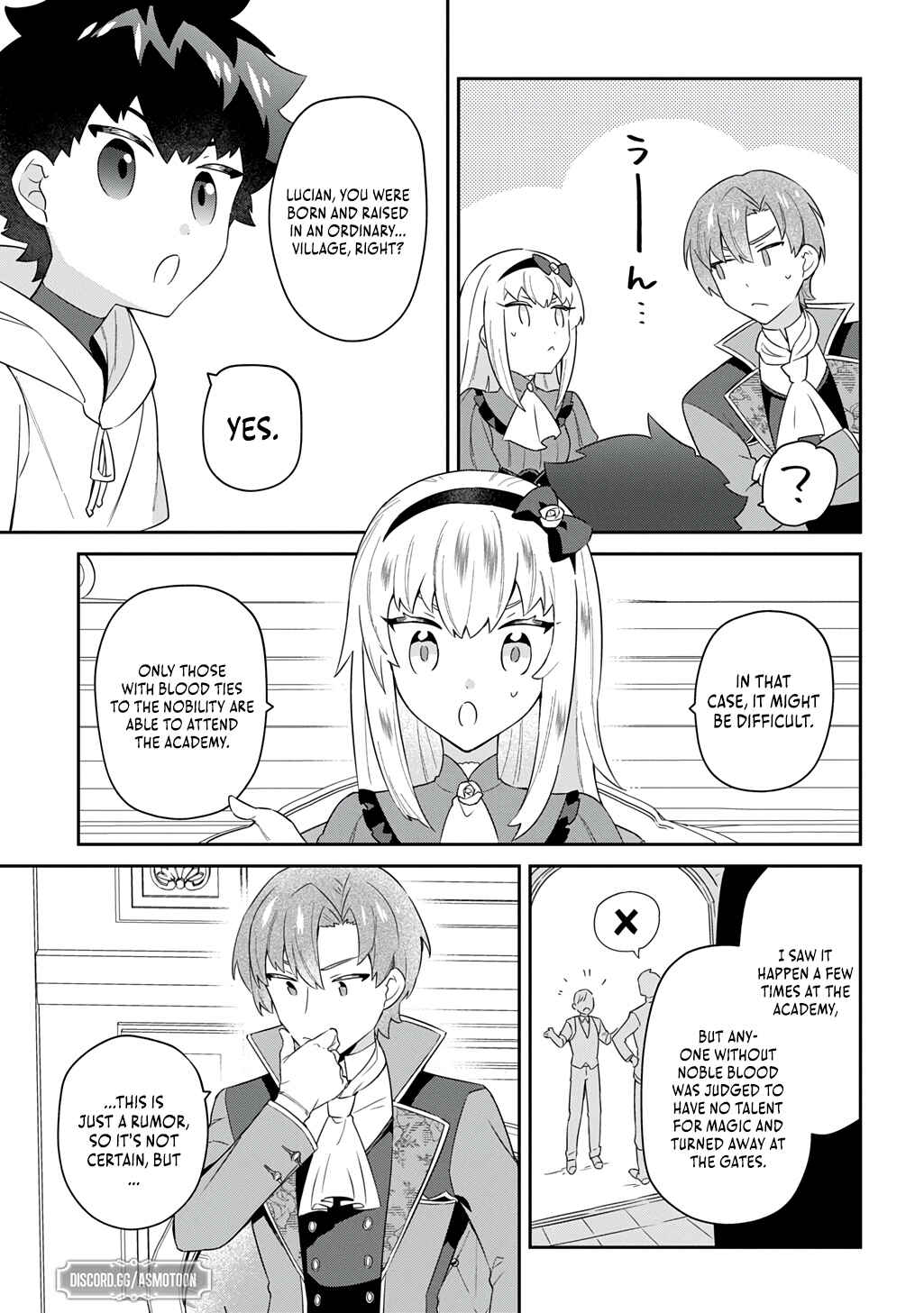 Page 14 Chapter 4 Shiniki no Mahoutsukai ~Shin ni Aisareta Rakudaisei wa Mahou Gakuin e Kayou~