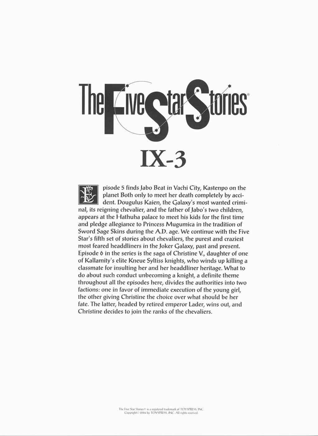 Page 4 Chapter 23 The Five Star Stories