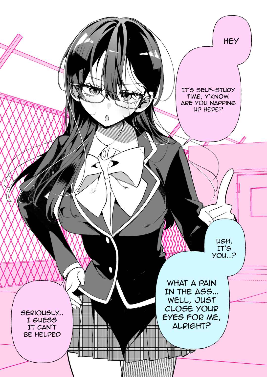 Page 1 Chapter 3 Atama Pink na Megane-chan